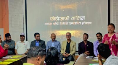 फोटोग्राफर बन्न चाहनेका लागि एक महिने तालिम सुरु